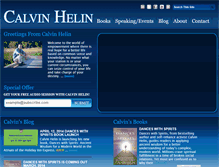 Tablet Screenshot of calvinhelin.com